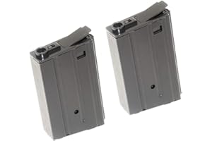 Airsoft Spare Parts 2pcs 120rd Mag Metal Magazine M4 M16VN Mag for M4 M16 AEG Black