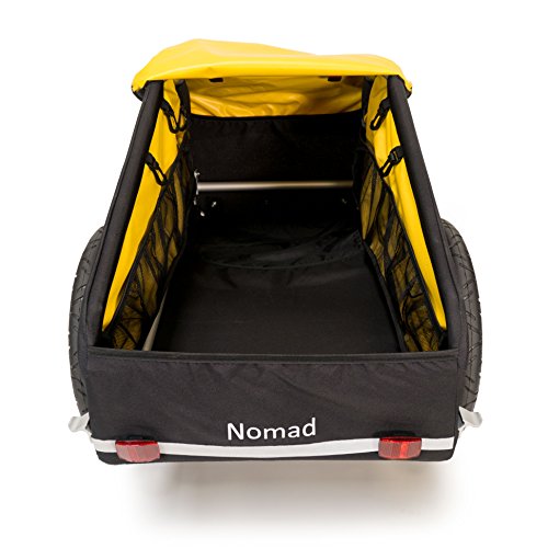 Burley Design Nomad, Aluminum Touring Cargo Bike Trailer , Yellow/Black