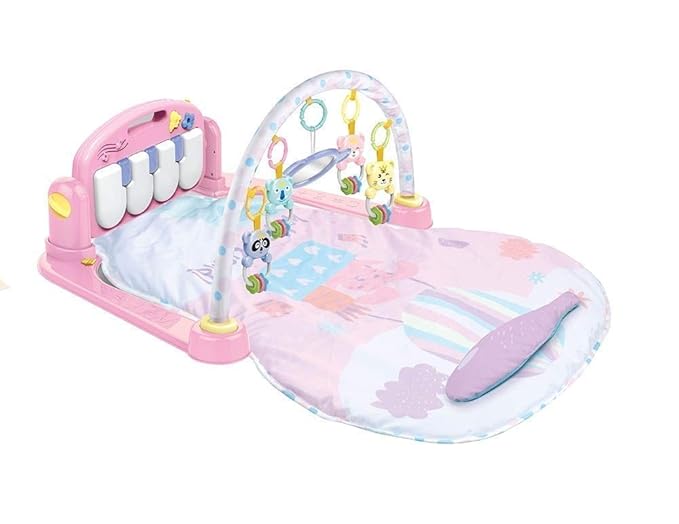 Cable World Baby Kick and Play Newborn Toy with Piano (Multicolour, 6-36 Month)