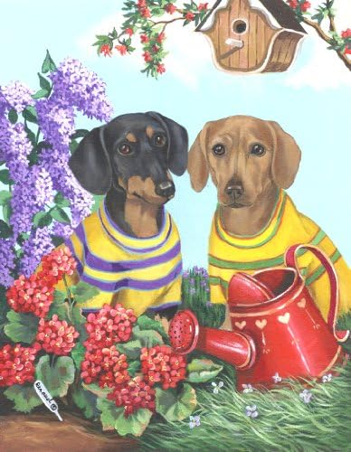 Dachshund Blooms-GF