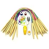Circular Knitting Needles Set by Wartoon 18 Pairs 16