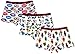 ANTION Andilier Toddler Baby Underwear Little Boy's Boxer Briefs 2-6T Cotton Assorted Cartoon Trunk 4-Pack