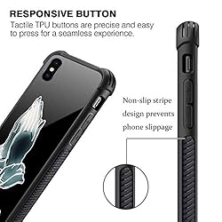 CARLOCA Compatible with iPhone Xs MAX Case,Trust in