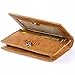 RFID Blocking Credit Card Holder Leather ID Case for Men Pabin (Brown)