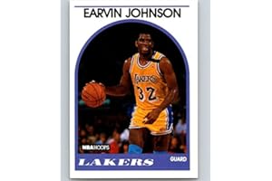 1989-90 Hoops Basketball #270 Magic Johnson Los Angeles Lakers Official NBA Trading Card
