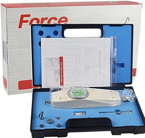 VETUS INSTRUMENTS NLB-300 Analog Force Gauge Dynamometer 300N/66Ib Analog Push and Pull Force Gauge , White