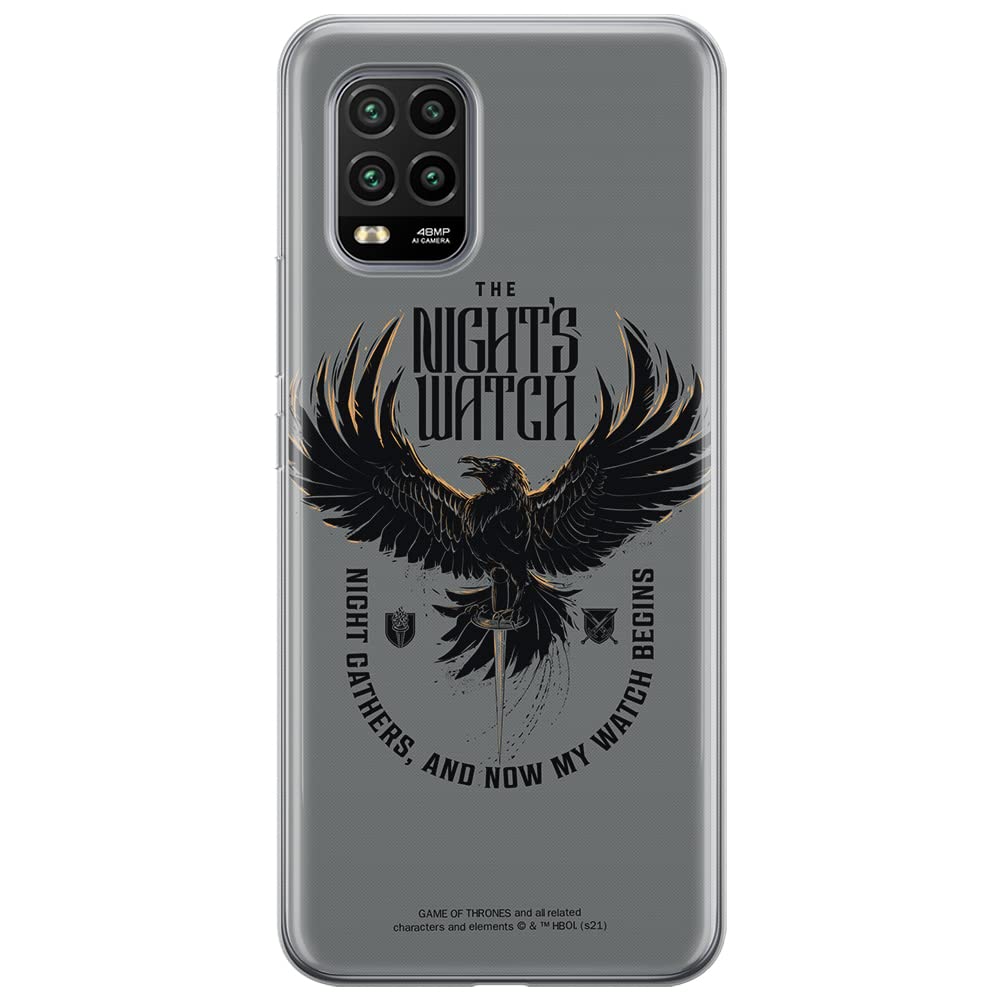 ERT GROUP mobile phone case for Xiaomi MI 10 LITE original and officially Licensed Game of Thrones pattern 003 optimally adapted to the shape of the mobile phone, case made of TPU