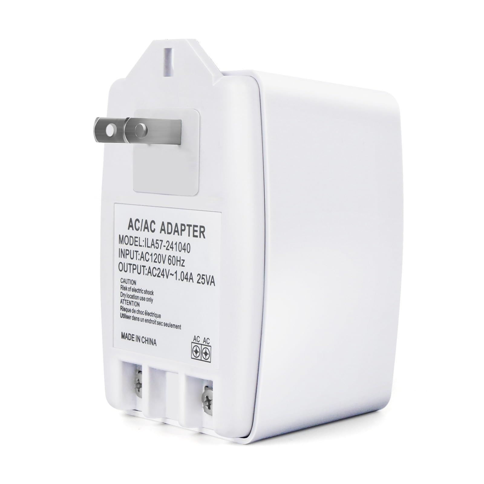 Photo 1 of 24V AC Transformer, 24 Volt 25VA Door Bell Transformers Compatible with Nest, Ecobee, Sensi, Honeywell, Nest Hello and All Versions of Ring Doorbells Thermostat