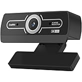 Diccik 2K Webcam,Webcams for PC, Full HD Video Calling, HD Light Correction, Works with Skype, Zoom, FaceTime, Hangouts, PC/M