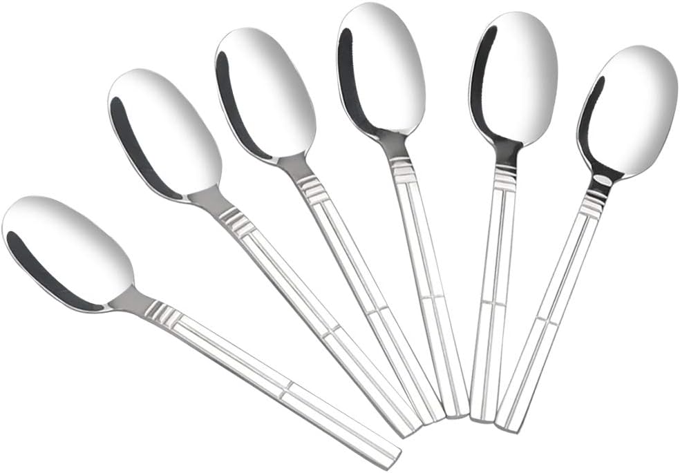 Saedy 12 Pieces Coffee Spoons Stainless Steel, Mini Espresso Spoons