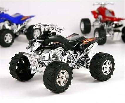Quad mit Rückzug in Klarsichtbox, 10,5 cm, Spielzeugquad, Modellquad Kinderge...