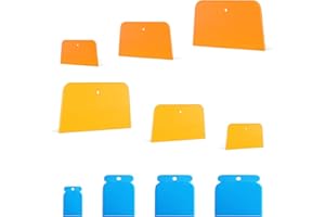 SNMZLC 10 Piece Body filler spreader Set 2,3,4, 5, & 6 Inch Automotive Spreaders Auto Body Spreader for Applying Fillers, Putties, Glazes or Caulking Agents Car Body Maintenance US212