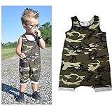 Baby Boys Girls Clothes Casual Sleeveless Romper Jumpsuit Bodysuit