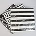 Dulousia Disposable 2-ply Party Napkins, Striped Chevron Polka Dot paper beverage napkins for Birthday, Christmas or Anniversary Celebration, Cocktail Beverage Napkins 60-Count,13