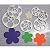 DUFUSTORE Rose Flower Decorating Cookie Mold Gum Paste Fondant Cake Sugarcraft Cutter Tool