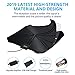 2019 Latest 130+ Miles Digital Amplified HD TV Antenna - Indoor TV Antenna 4K HD Freeview Life Local Channels All Type Television Local Channels w/Detachable Signal Amplifier and 16.5ft Longer Coax Ca