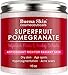 Pomegranate Brightening Face & Body Scrub - Renews Your Skin’s Youthful Radiance | Great For Dry Skin, Age Spots, Hyperpigmentation, Acne Flare-Ups and Acne Scars 10oz By Buena Skin