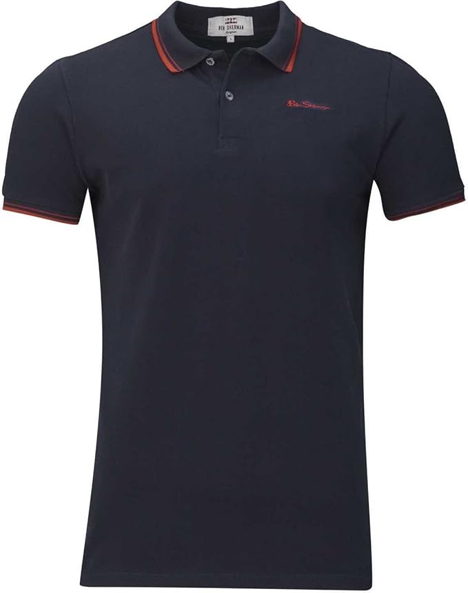 Ben Sherman Herren Shirt T-Shirt Polohemd Poloshirt Logo Shirt