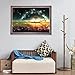 Standie 2 Pack 5D DIY Diamond Painting Set Full Round Drill Starry Cross Painting 5D Decorating Wall Stickers Decorating Cross Stitch Craft Painting Starry for Living Room ( 45 × 30 CM）