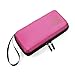 BOVKE Hard Graphing Calculator Carrying Case Replacement for Texas Instruments TI-84 Plus CE/TI-83 Plus CE/Casio fx-9750GII, Extra Pocket for USB Cables, Manual, Pencil & Other Items, Positively Pink