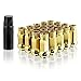 Vimax Open End Aluminum Extended Tuner Wheel/Lug Nuts Set 12mm x 1.25mm Gold (Set of 20)