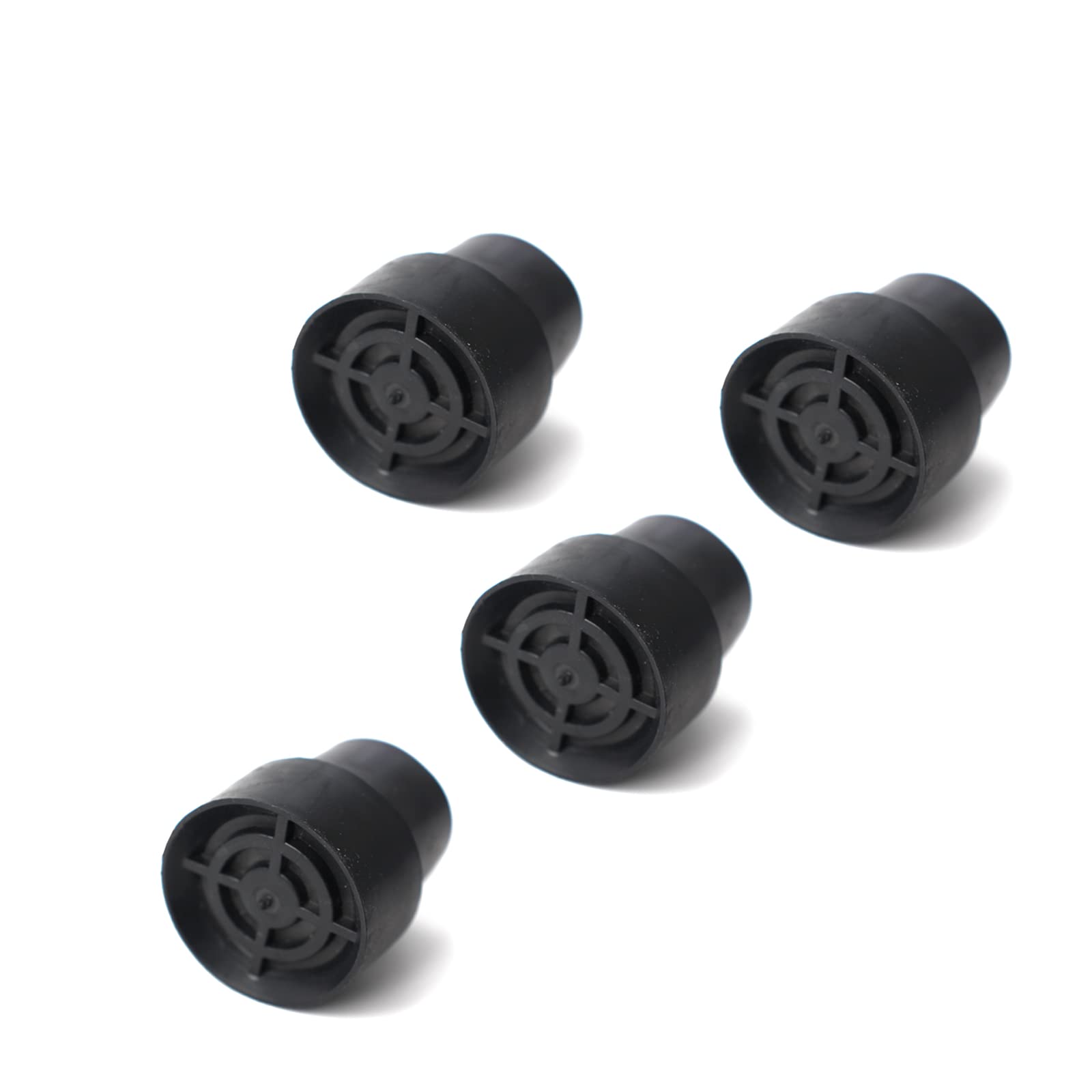 BEITESI Replacement Mini Trampoline Leg Cap Tips Trampoline Leg Cap Chair Leg Caps Replaceme nt Rubber Cap Tips Floor Pads for Mini Trampoline（Black）(4pack)