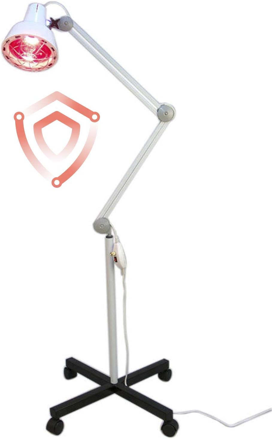 Improve Your Health w/Standing Far Red Light TDP Infra Red Heating Lamp Physiotherapy Heat Therapy Device to Promote Healing, Reduce Toxins, Kill Bacteria, Relieve Tension+European Body Cream+e-Book