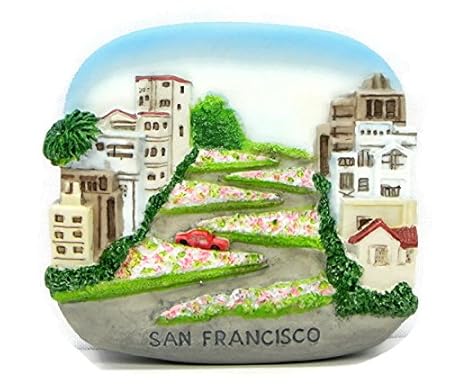 Imanes de nevera recuerdos San Francisco Hecho a mano Escultura ...