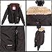 PUREMSX Mens Bomber Jacket, Winter Fashion Hooded Classic Down Alternative Flight Windbreaker Jacket