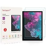 [ 2 Pack ] Screen Protector for Surface Pro 7 / Surface Pro 6 / Surface Pro (5th Gen) / Surface Pro 4, Bersem Tempered Glass Screen Protector High Responsitivity Scratch Resistant Compatible with Pen