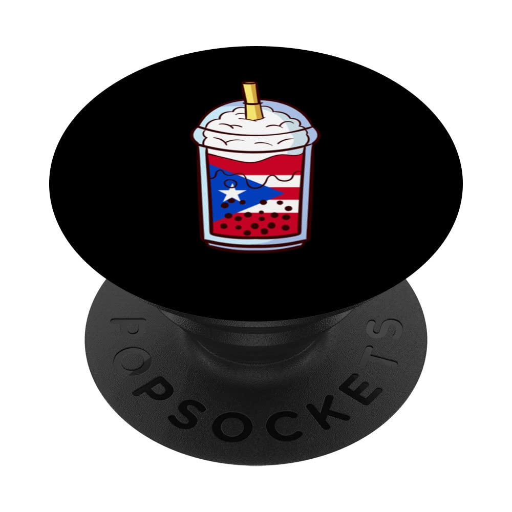 Bubble tea Puerto Rico Puerto Rican Puerto rico PopSockets Swappable PopGrip