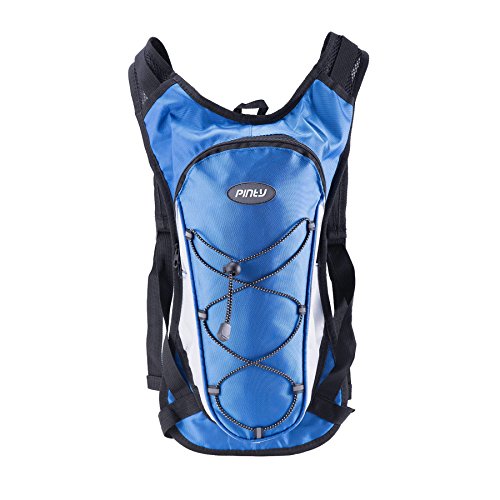 Pinty Hydration Backpack Pack with 2L Water Bladder for One Day Outdoor Climbing, Hiking, Cycling