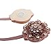 kilofly Magnetic Decorative Drapes Holdbacks Curtain Tiebacks Clips, Set of 4