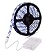 Led Strip Lights Battery Powered, abtong Battery Led Lights Strip Waterproof Led Lights Battery Operated Flexible Ribbon Lights, 120leds White-2M/6.56ft