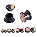 D&M Jewelry 6pcs 0G-3/4