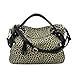 Qianle Fashion Sexy Leopard Print/ Black Bag Paillette Shoulder Bags Handbags for Women Leopard