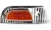 Evan Fischer Corner Light Compatible with 1998-2011 Ford Crown Victoria Plastic Clear & Amber Lens Passenger Side