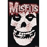 Laminated Misfits (Skull, Splatter) Music Poster Print 24 x 36in