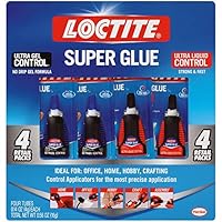 Loctite 2002988 Super Glue Control Gel and Ultra Liquid 4 g Bottles (Pack of 4), 4 Pack, 4 Piece