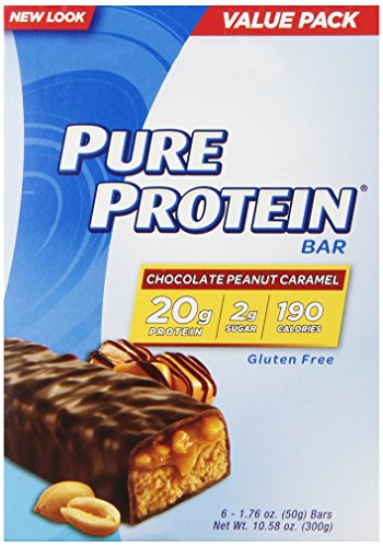 Pure Protein Chocolate Peanut Caramel, 50 gram, 6 count Multipack