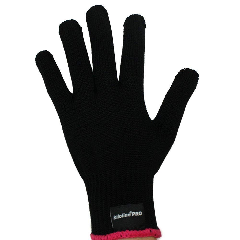 Kiloline Professional Heat Resistant Glove for Hair Styling Heat Blocking for Curling, Flat Iron and Curling Wand Suitable for Left and Right Hands : Beauty