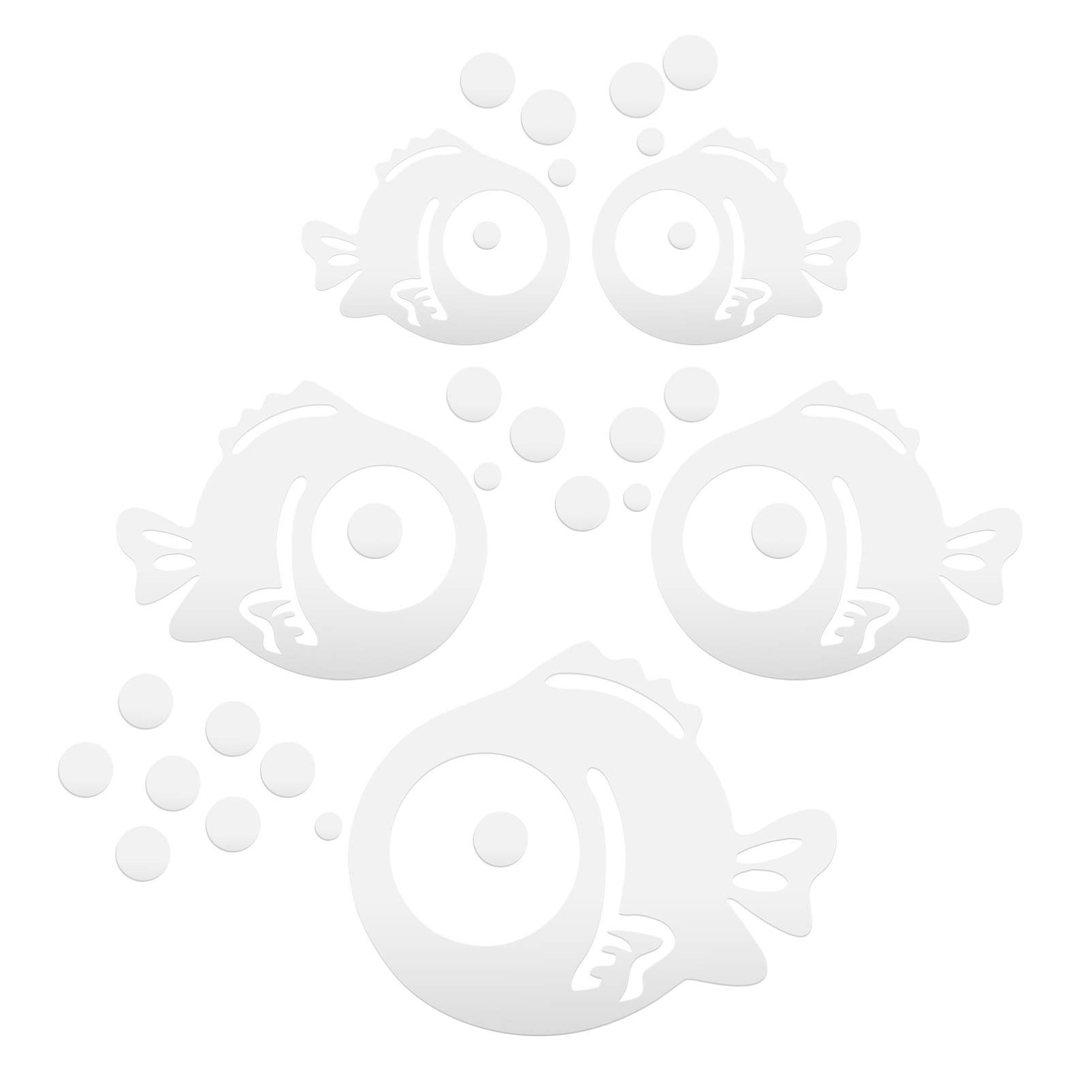 BESPORTBLE Wall Sticker Bathroom Waterproof: Wall Sticker Mirror 3D Acrylic Mirror Sticker s for Bedroom Living Room Bathroom Decoration (Silver)