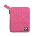 Travel Organizer, BUBM Universal Travel Gear Organizer/Electronics Accessories Bag/Cable Bag/USB Drive Shuttle Case-Rose Red