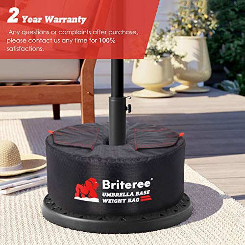 BRITEREE Umbrella Base Weight Bag for Umbrella Stand with Double Side