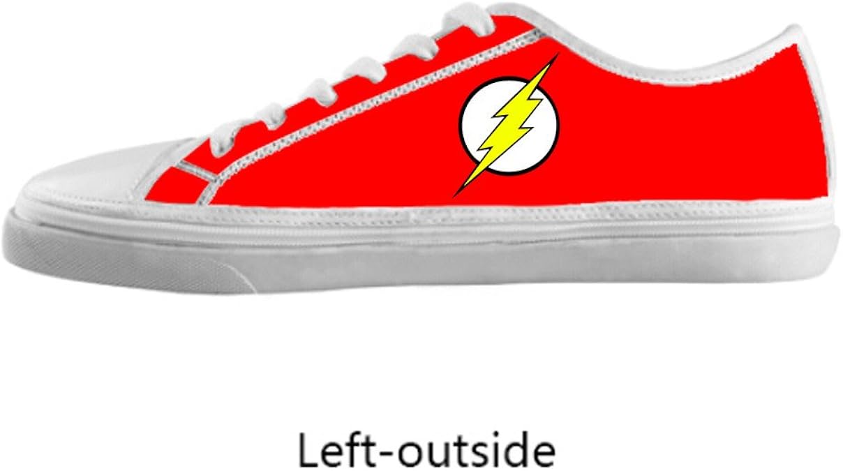 Custom The Flash DC Comics Men's Canvas Shoes Fashion Casual Canvas