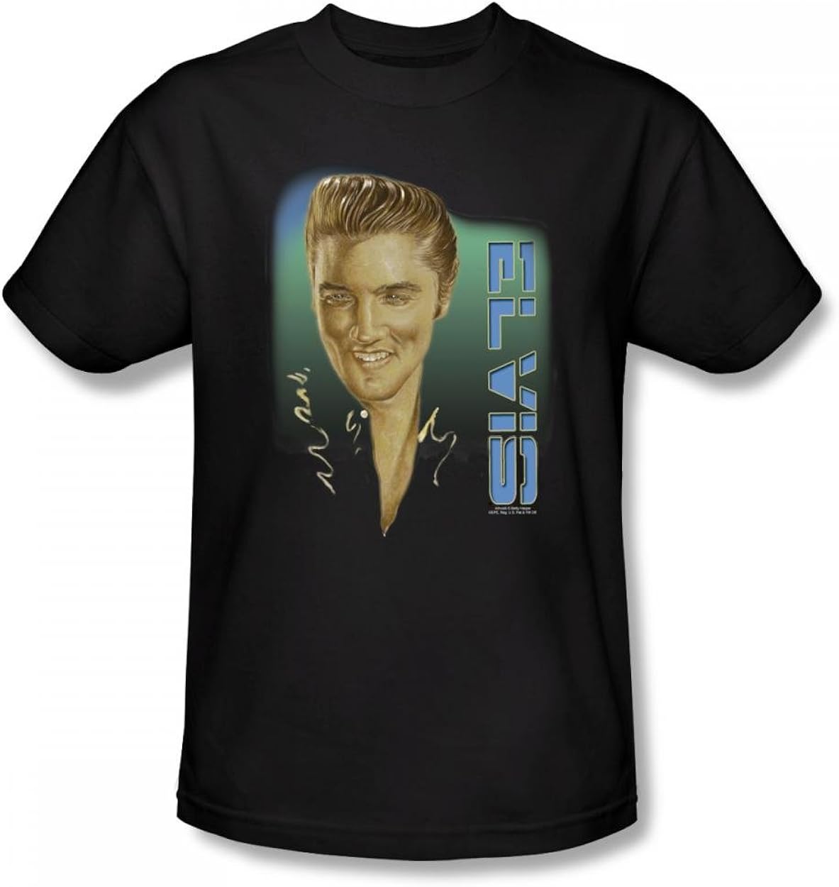Elvis Elvis 56 Adult TShirt in Black, Medium, Black