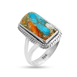 Solid 925 Sterling Silver Ring For Womens Genuine