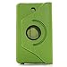 AiSMei Tab 4 8.0 Case, Rotating Stand Case For Samsung Galaxy Tab 4 8.0 SM-T330NU SM-T331, SM-T337 8-Inch Tablet PC, 8inch PU Leather Case + Bonus Stylus + Screen Protector - Green