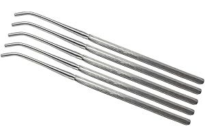 IMED SCIENTIFIC Mall Probe and Seeker Dissecting Instrument Angular Semi-Blunt Tip Made of Stainless Steel for Lab Dissections Multipurpose Laboratory Supplies Used by Student and Professionals (5 Pcs)