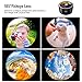 (Upgraded Version) HD Phone Camera Lens, 3 in 1 Phone Lens Kit for iPhone, 185°Fisheye Lens, 0.6X Wide Angle Lens, 15X Macro Lens for TIK Tok Video, Live Show, Video Chat, Vlog, Broadcase, etc